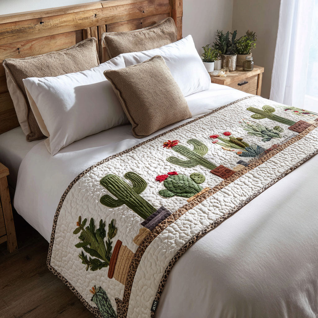 Cactus Cutie Quiltet Sengeløber NCU0PT8625