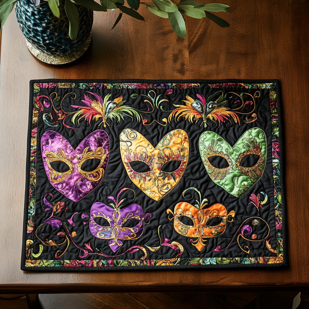 Karneval Charm Quilted Placemats NCU0DK4186