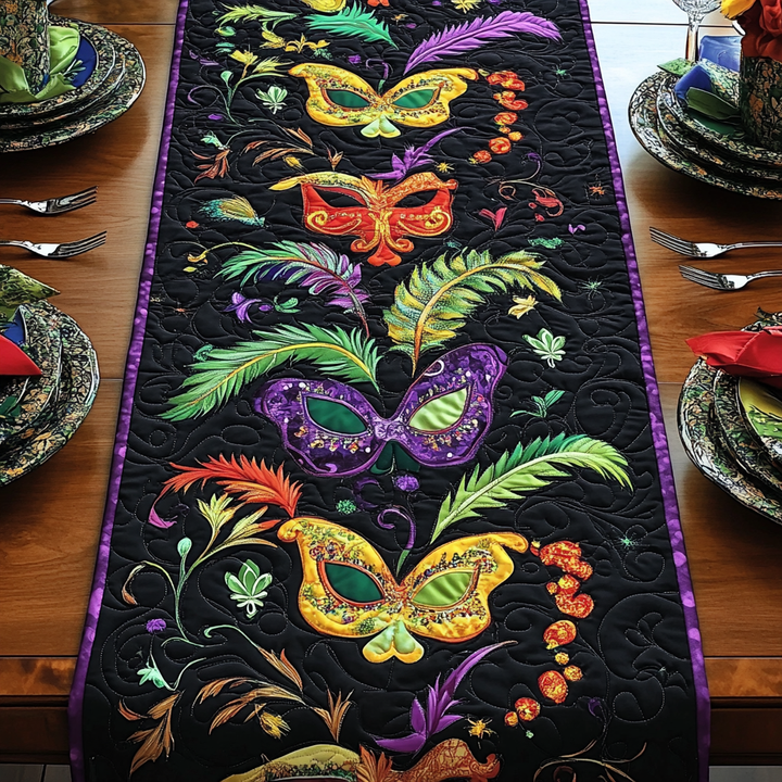 Mardi Gras Quiltet Bordløber NCU0VT111