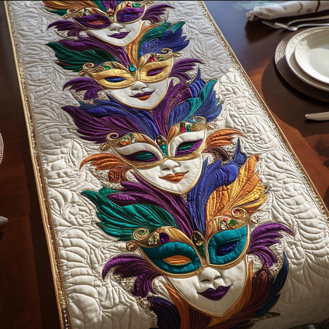 Mardi Gras Quiltet Bordløber NCU0VT372