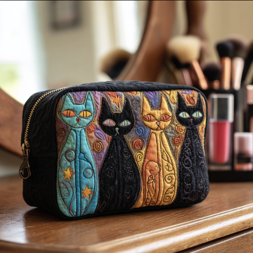 Kat Drømme Quiltet Makeup Taske NCU0DK10141