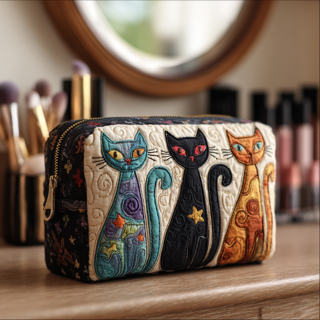Kat Glow Quilted Makeup Taske NCU0DK10145