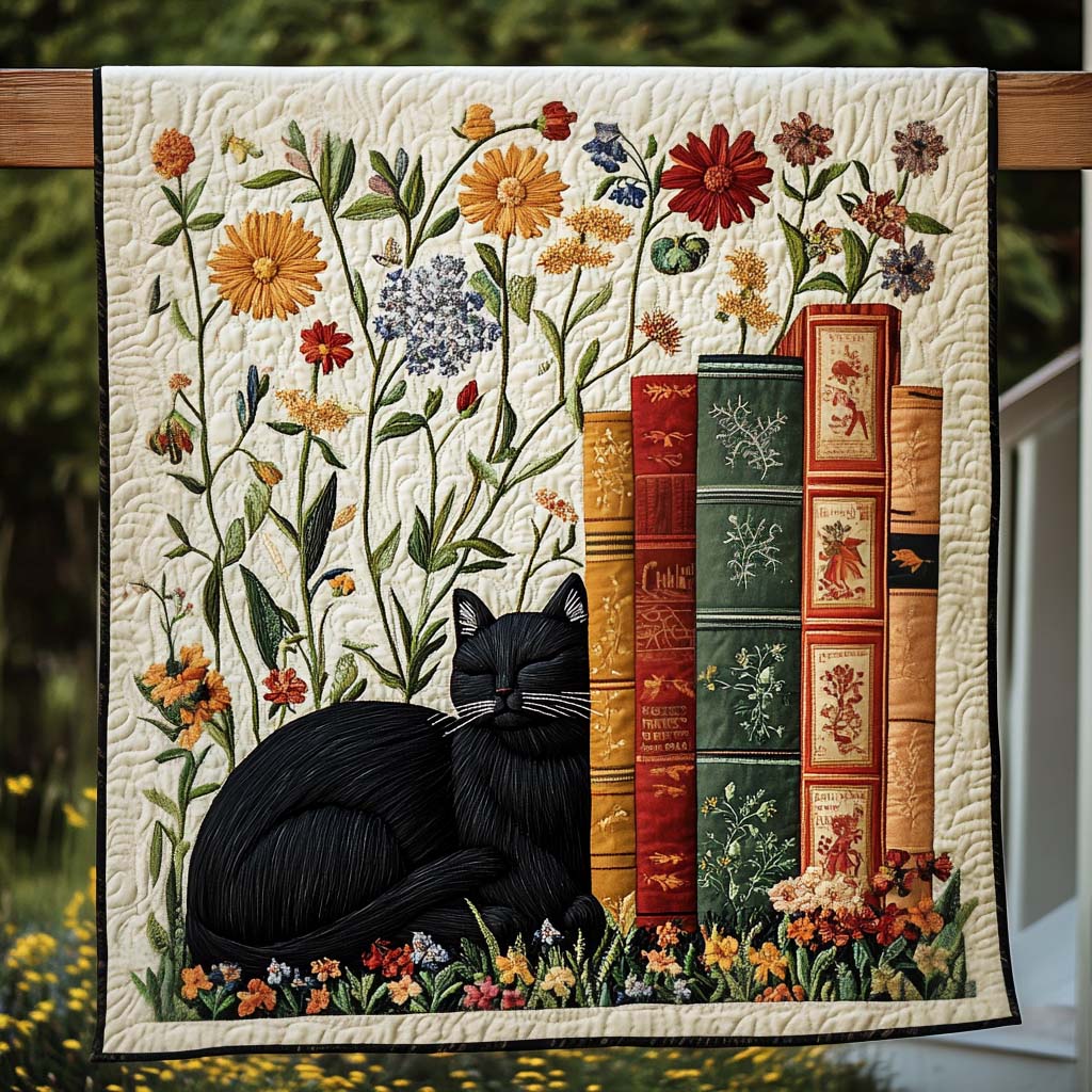 Catnap Stories Quiltet Tæppe NCU0NT1480