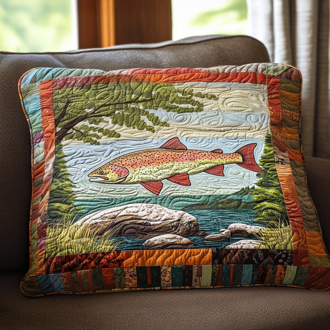 Fanget i Strømmen Quilted Sengetøj Pude Betræk NCU0PT7001