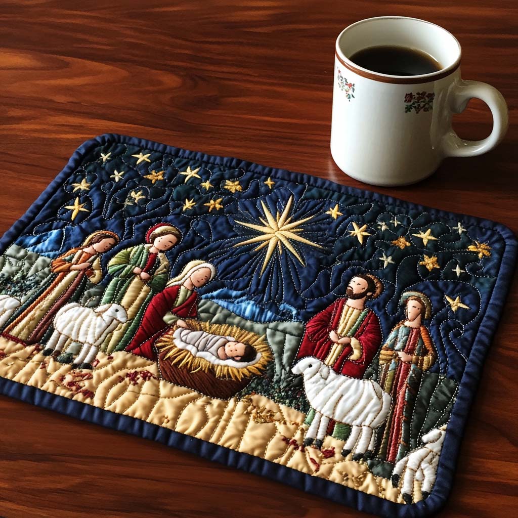 Himmelsk Fødselsdags Quilted Bordskåner NCU0NT1474