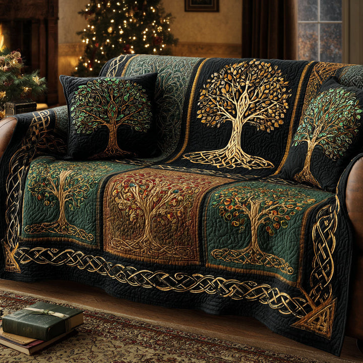 Himmelsk Træ Quilted Sofa Dække NCU0TV576