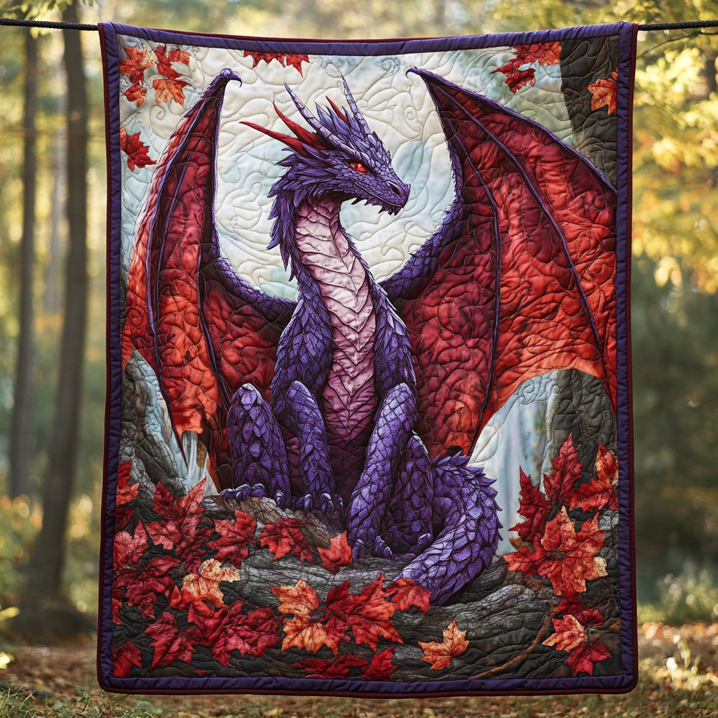 Himlens Wyrm Quiltet Tæppe NCU0DK483
