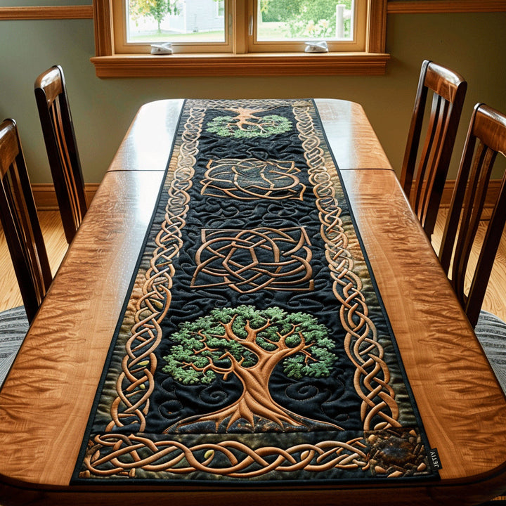 Celtic Spirit Tree Quiltet Bordløber NCU0TH454