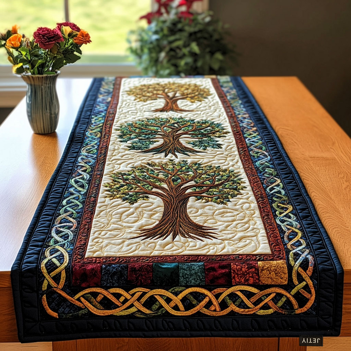 Livets Træ Quilted Bordløber NCU0VT95