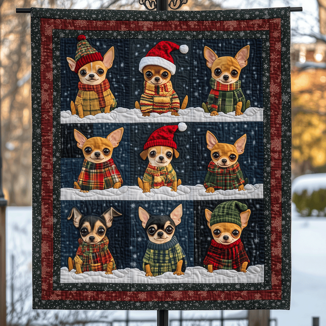 Chi Holiday Spirit Kunst Quilt Ophæng NCU0TH1613