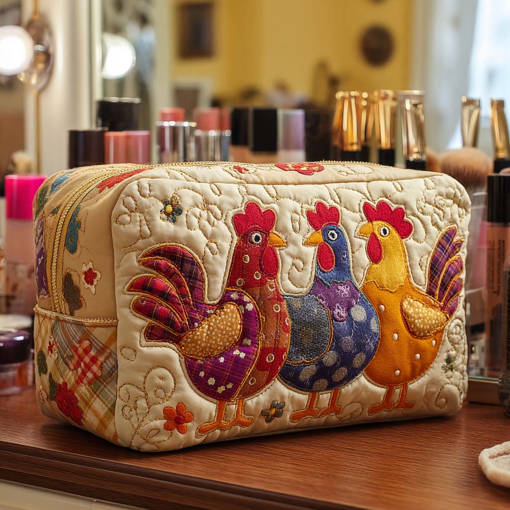 Kyllingedrøm Quilted Makeup Taske NCU0NT10538