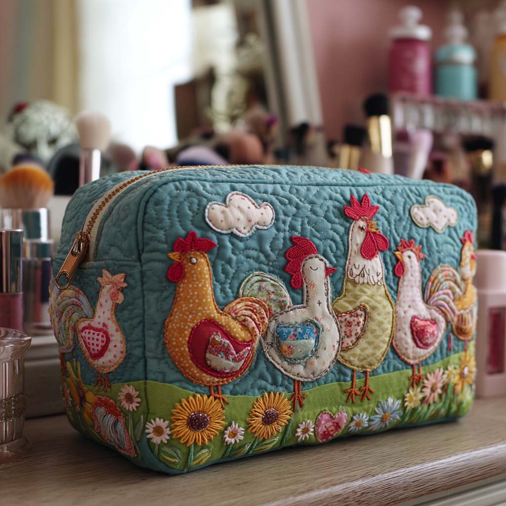 Kyllingehave Quilted Makeup Taske NCU0NT10540