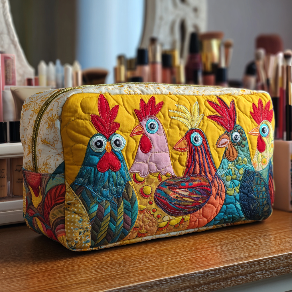 Kyllingemark Quilted Makeup Taske NCU0DK10289