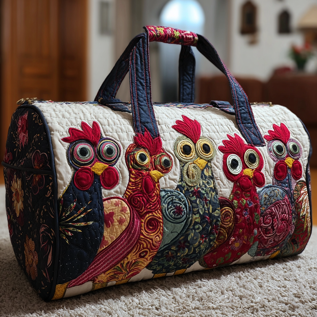 Kylling Ånd Quiltet Duffle Bag NCU0DK9805
