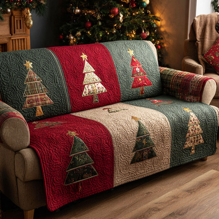 Julefyr Quiltet Sofa Dække NCU0TV841