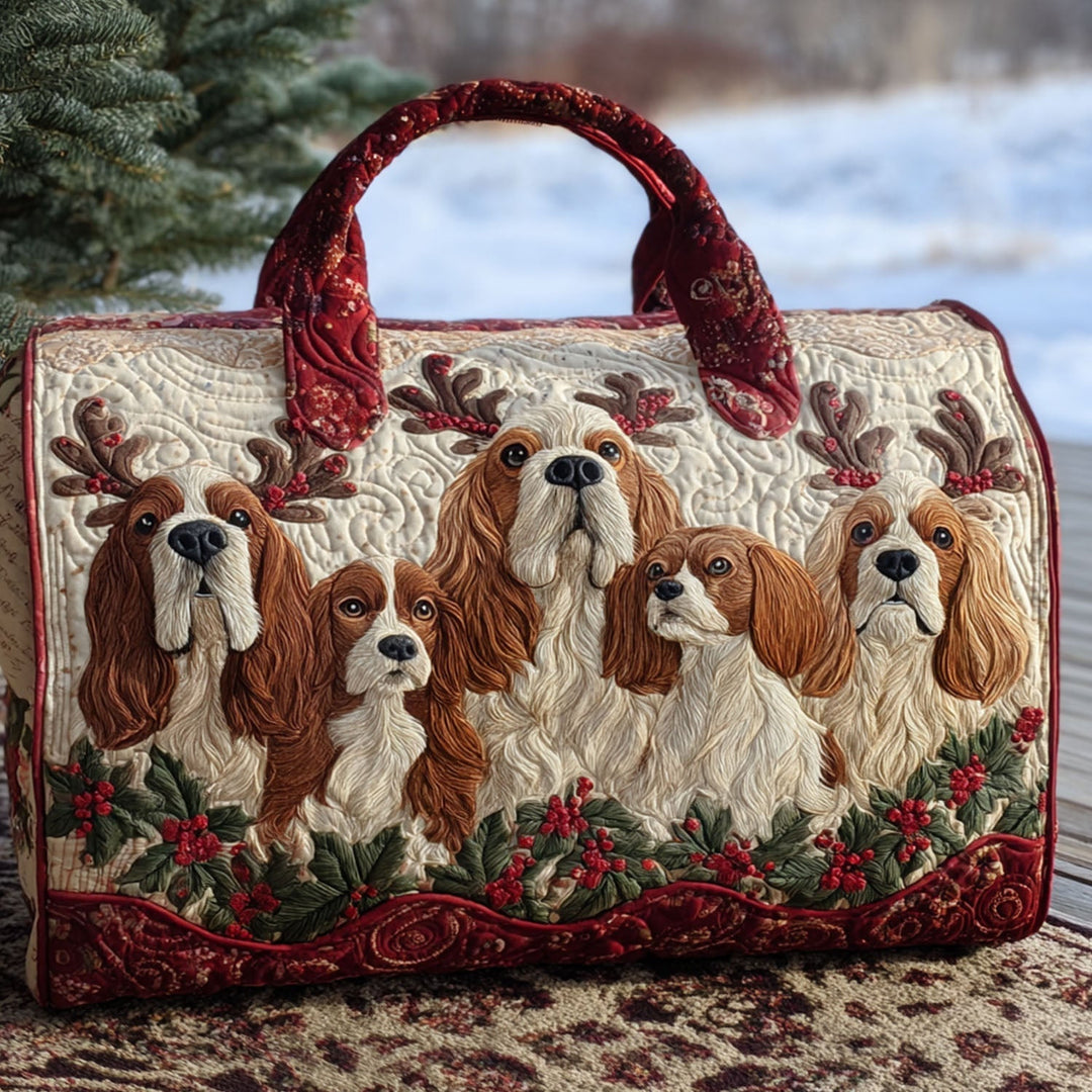 Jule Spaniel Quilted Duffle Bag NCU0PT9324