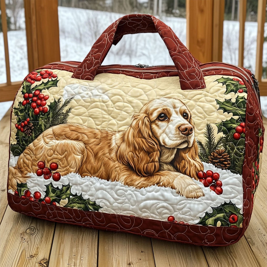 Klassisk Spaniel Quiltet Duffle Bag NCU0PT9325