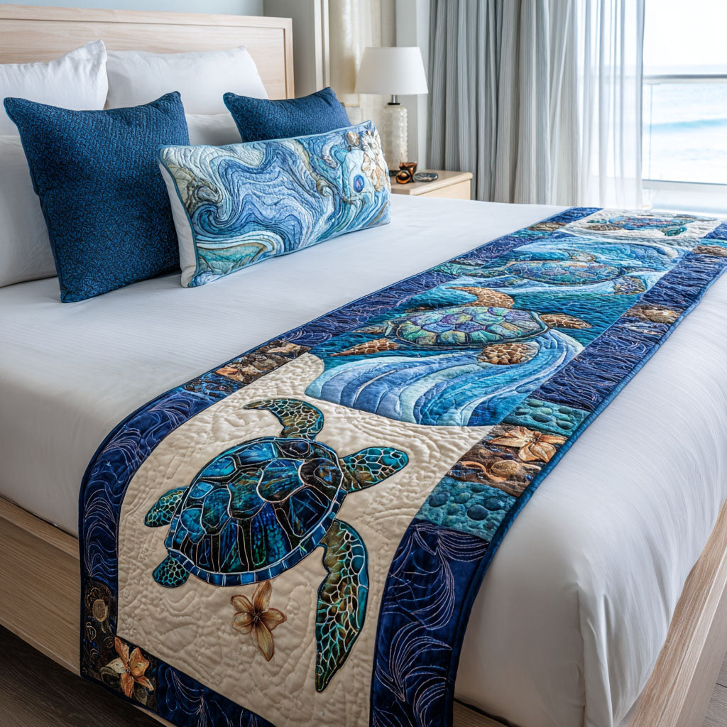 Kystglidende Quilted Sengeløber NCU0PT8559