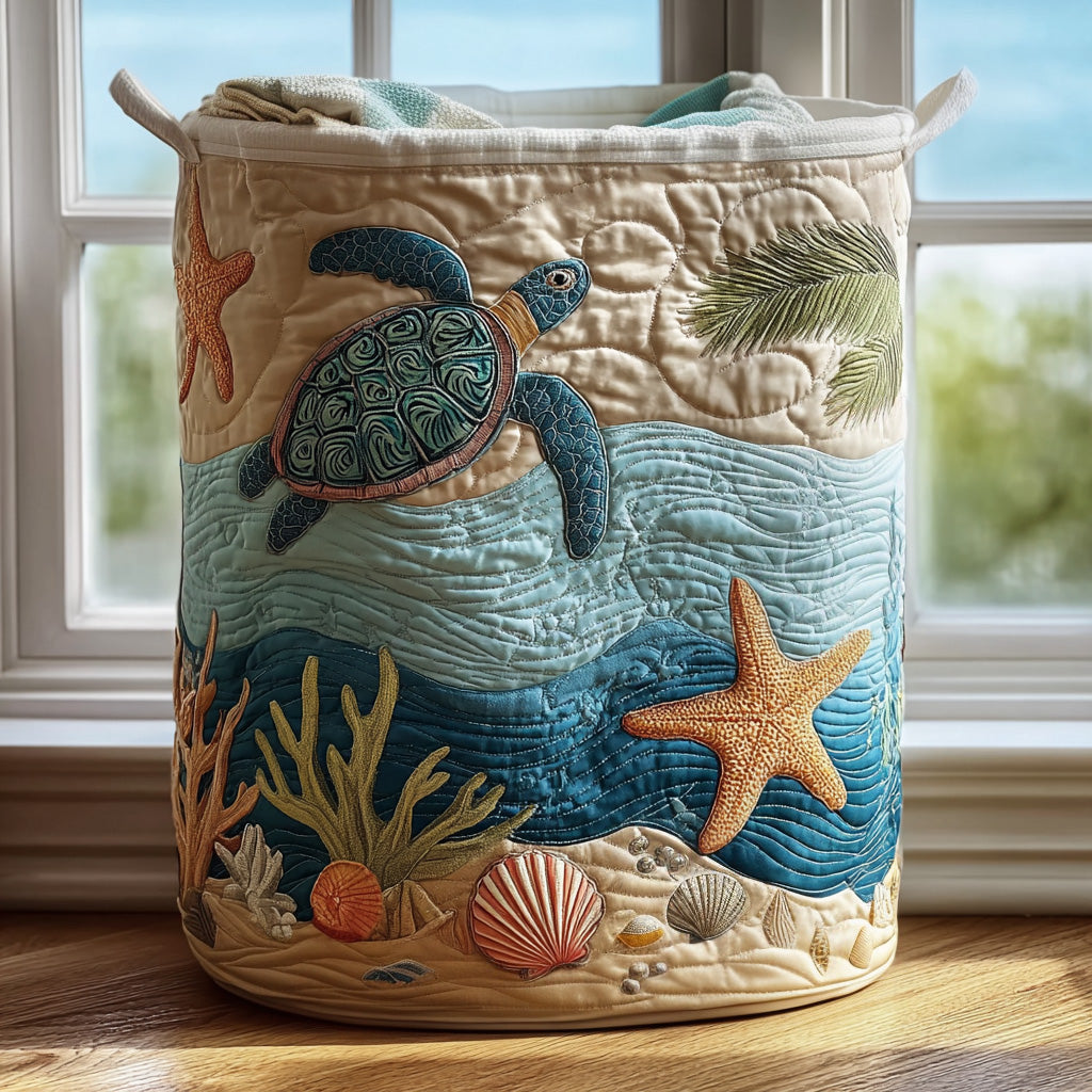 Skildpadde Quilted Vasketøjskurv NCU0QN024