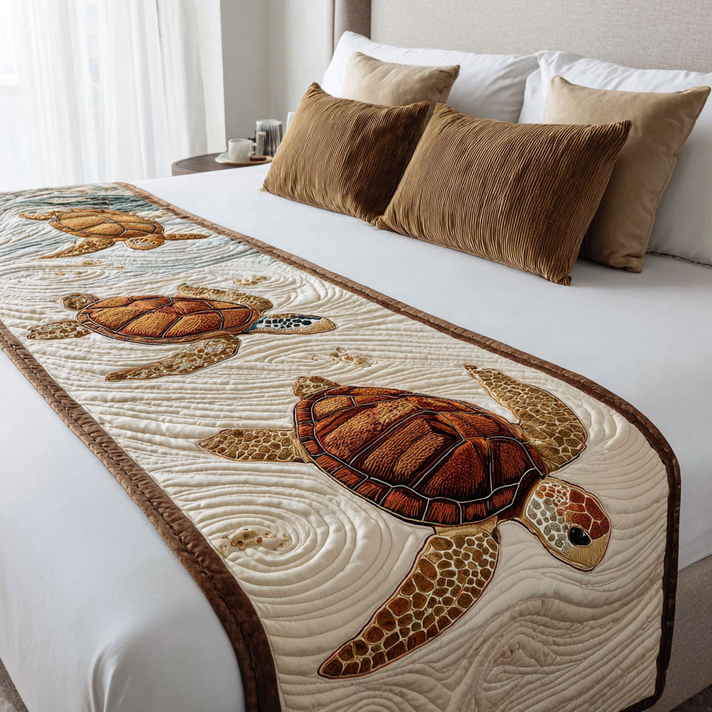 Kyst Skaller Quilted Sengeløber NCU0PT8243