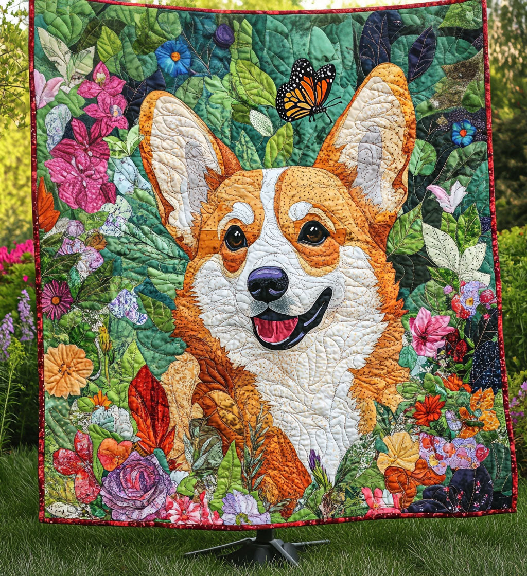 Corgi Dreams Quiltet Tæppe NCU0PT759