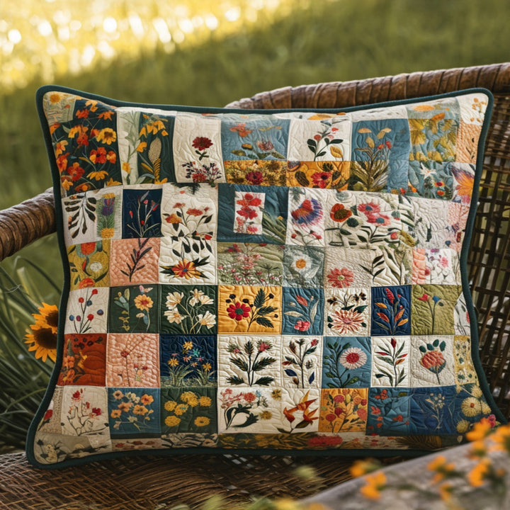 Land Bouquet Quiltet Sengetøj Pudevår NCU0PT7003