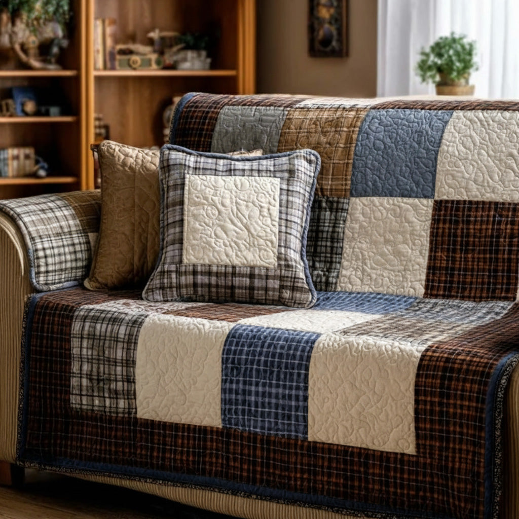 Country Paw V2 Quiltet Sofa Dække NCU0NT11723
