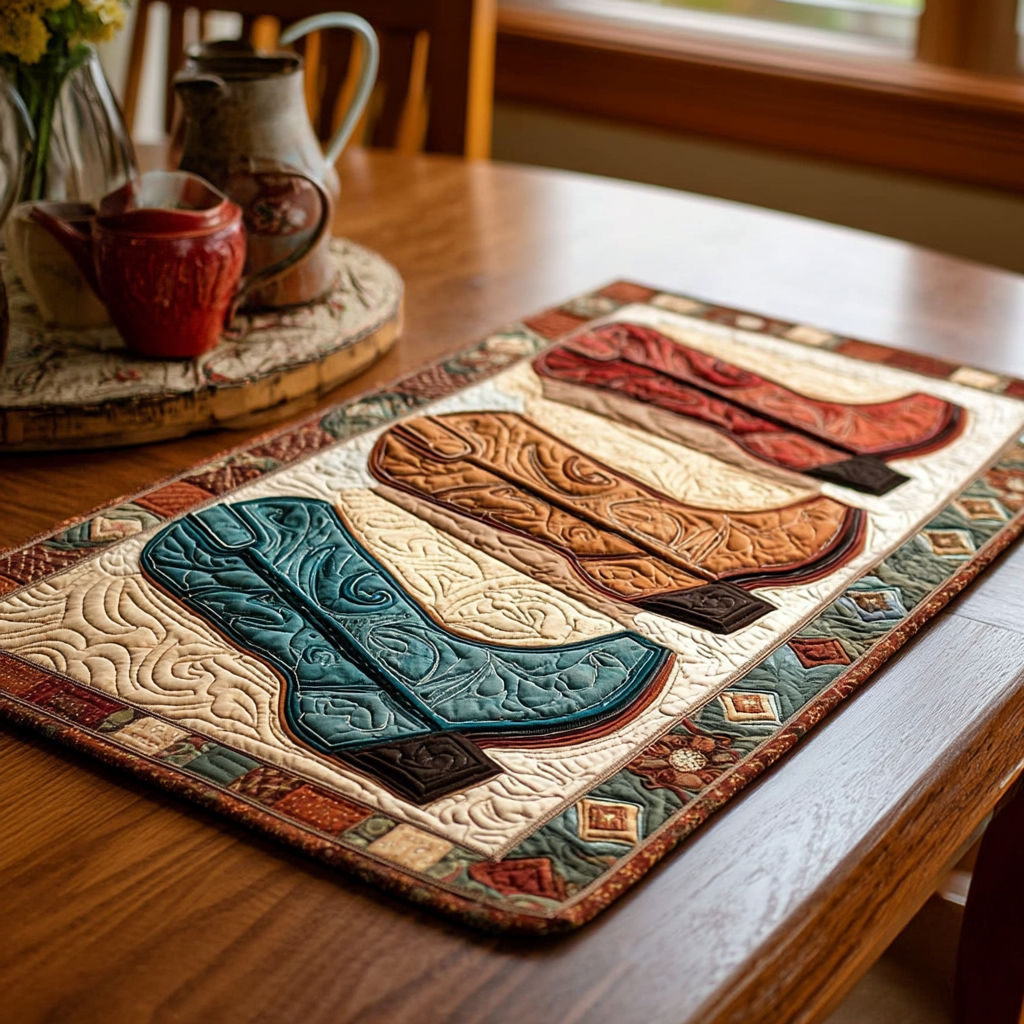 Cowboy Støvler Quilted Bordskåner NCU0TV911