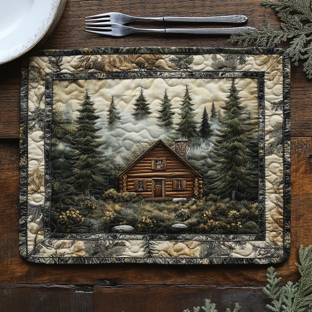 Hyggelig Hytte Charme Quilted Dækkeserviet NCU0DV3097