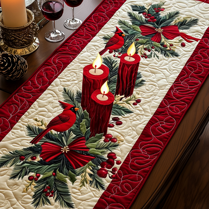 Hyggelig Julet Quilted Bordløber NCU0DV1901