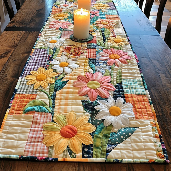 Blomster Quiltet Bordløber NCU0VT143