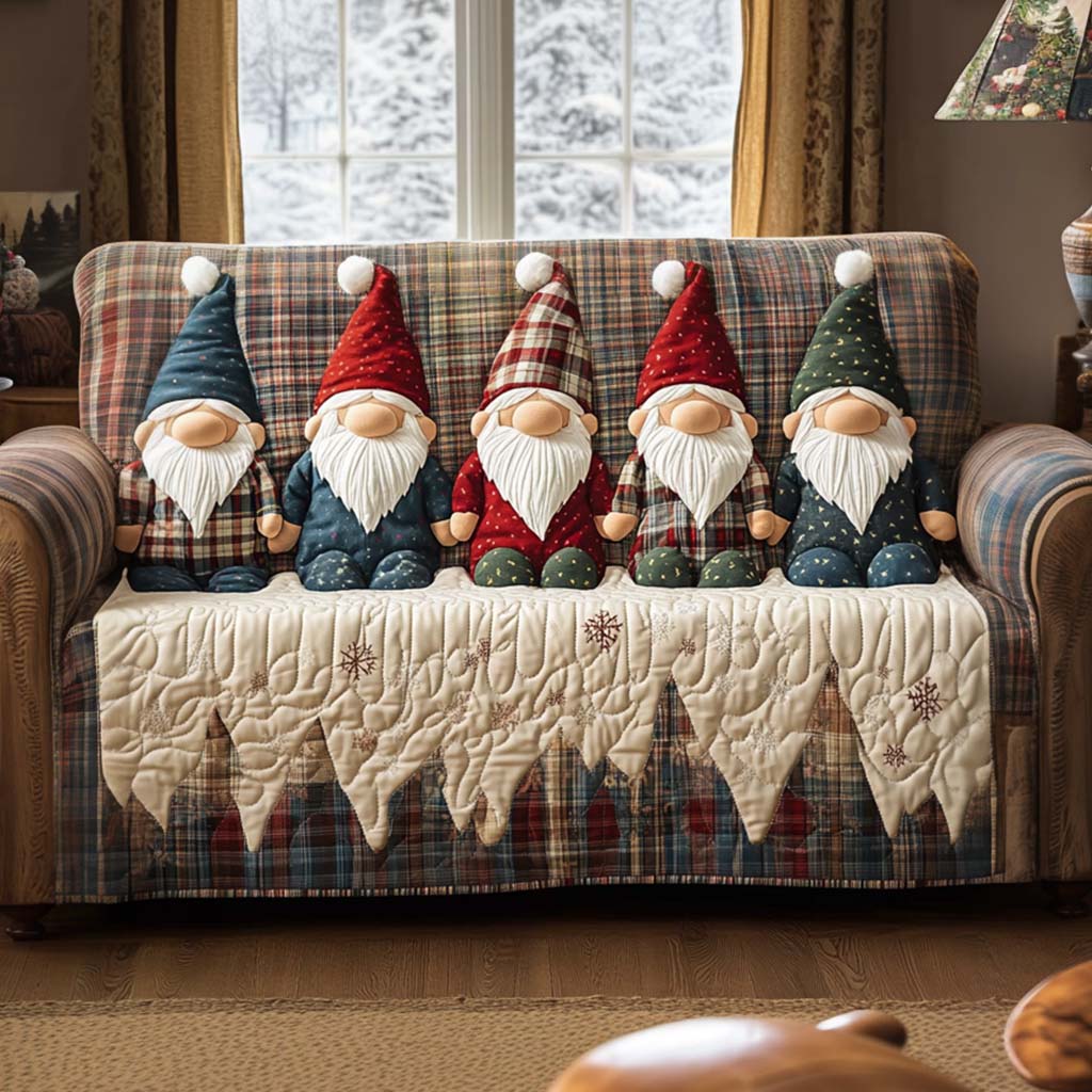 Hyggelige Nisser Quilted Sofa Cover NCU0NT10740
