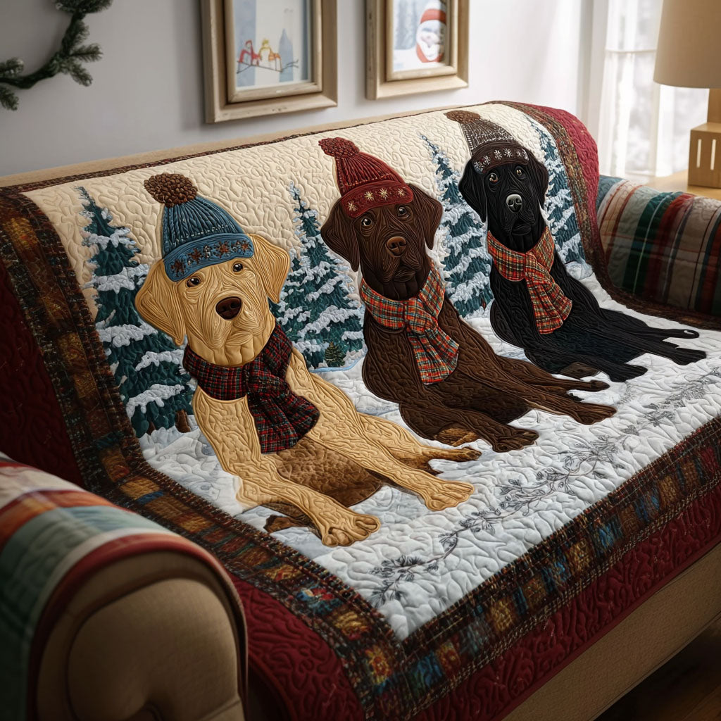 Labrador Retriever Quiltet Sofaovertræk NCU0VT339