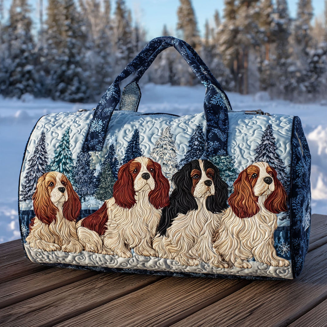 Cuddle Spaniel Quiltet Duffle Bag NCU0PT9326
