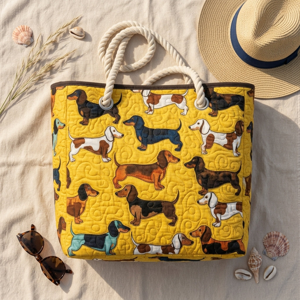 Strandtaske - Dachshund