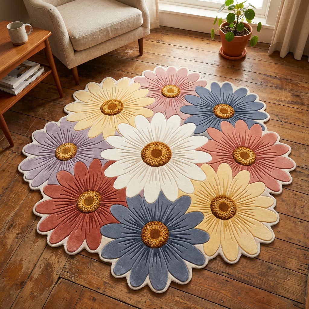 Daisy Fields Specialformet Gulvtæppe NCU0TD2655