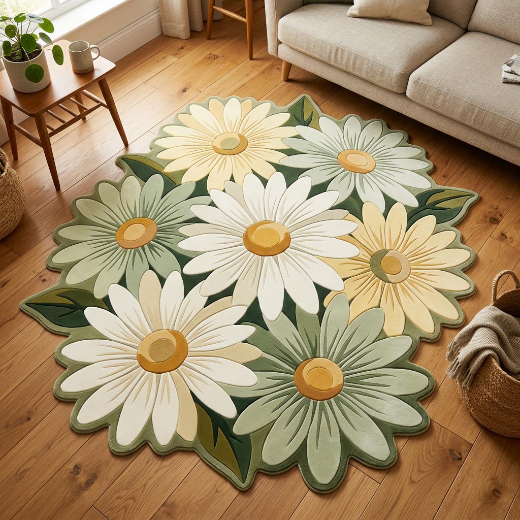 Daisy Garden Specialformet Gulvtæppe NCU0TD2653