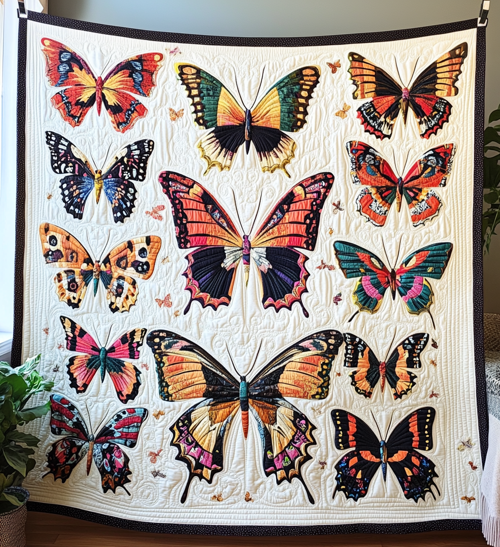 Daydream Flutters Kunst Quilt Ophæng NCU0DV801