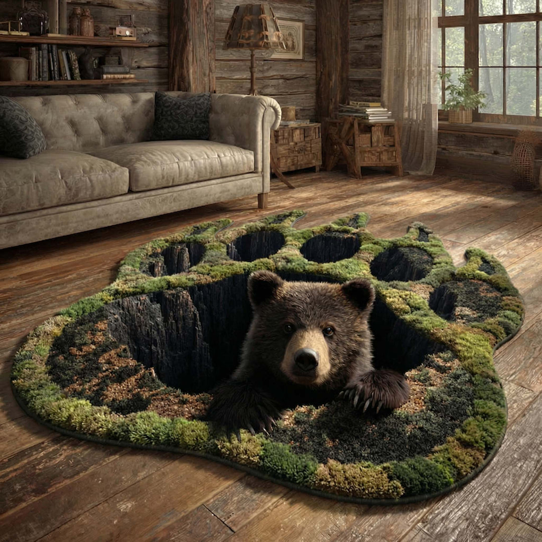 Deepwood Bear Specialformet Tæppe NCU0HH1967