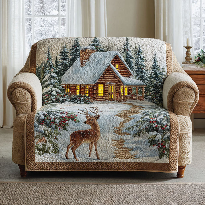 Hjortehytte Quiltet Sofa Cover NCU0TV876
