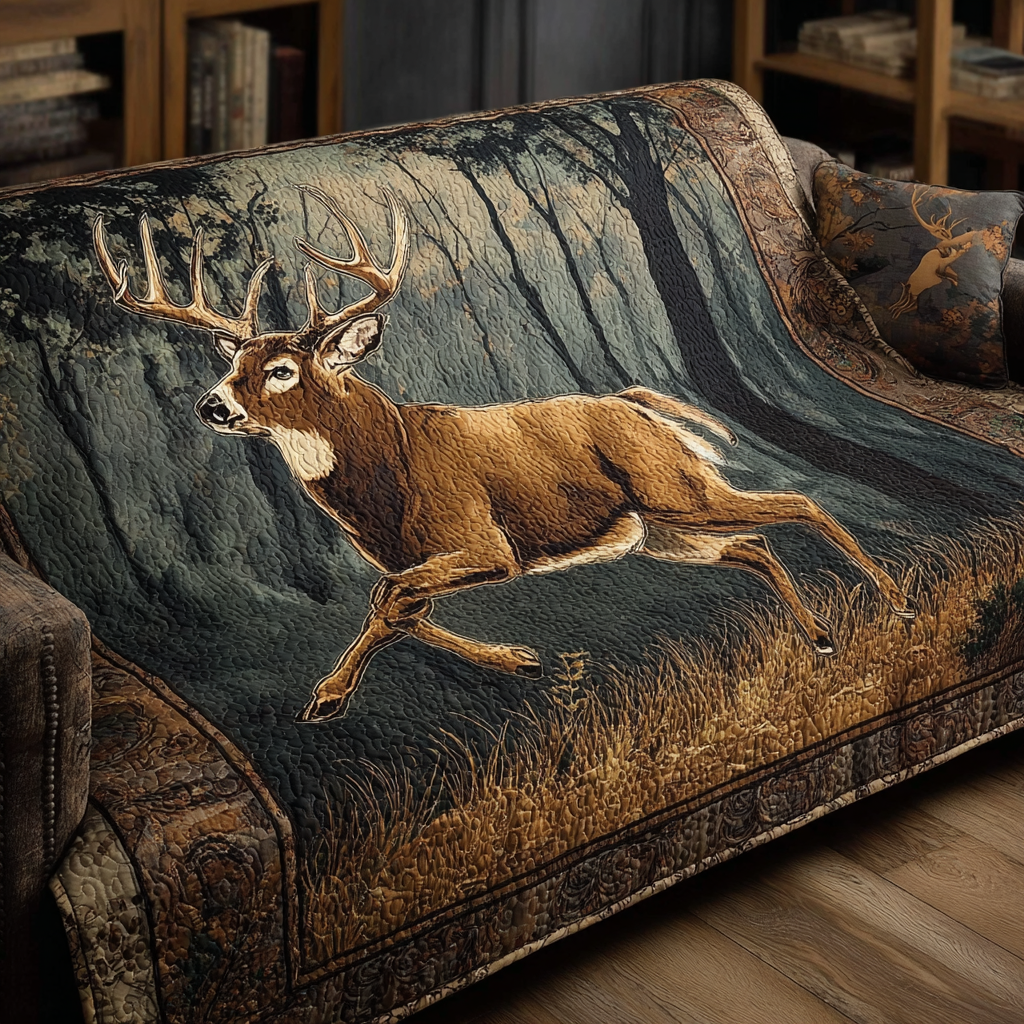 Hjorteånd Quiltet Sofa Cover NCU0DK10691