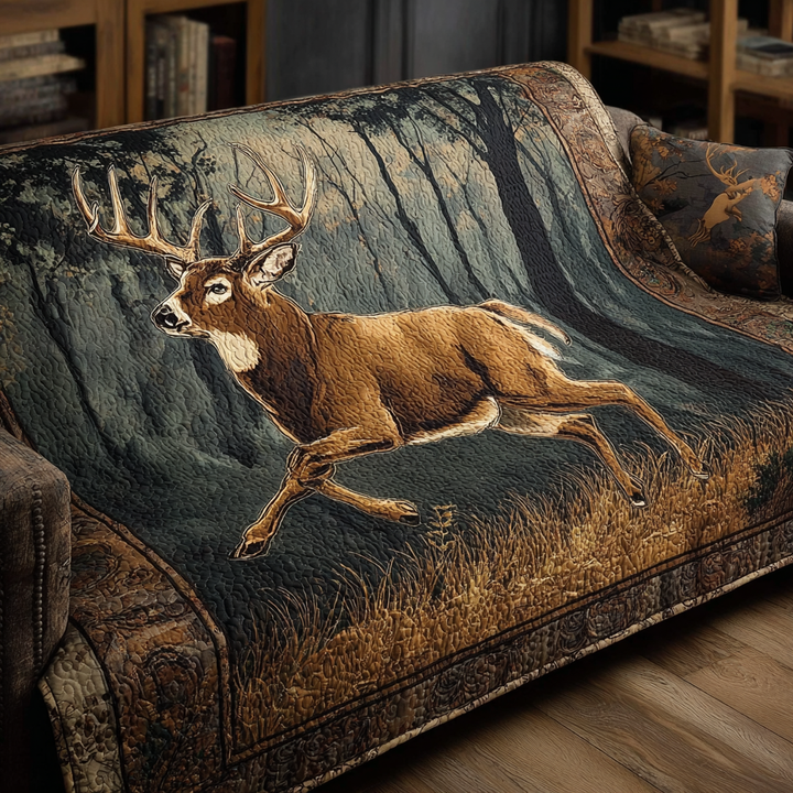 Hjorteånd Quiltet Sofa Cover NCU0DK10691