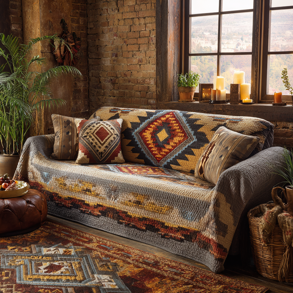 Desert Flame Quiltet Sofapude NCU0DK10830