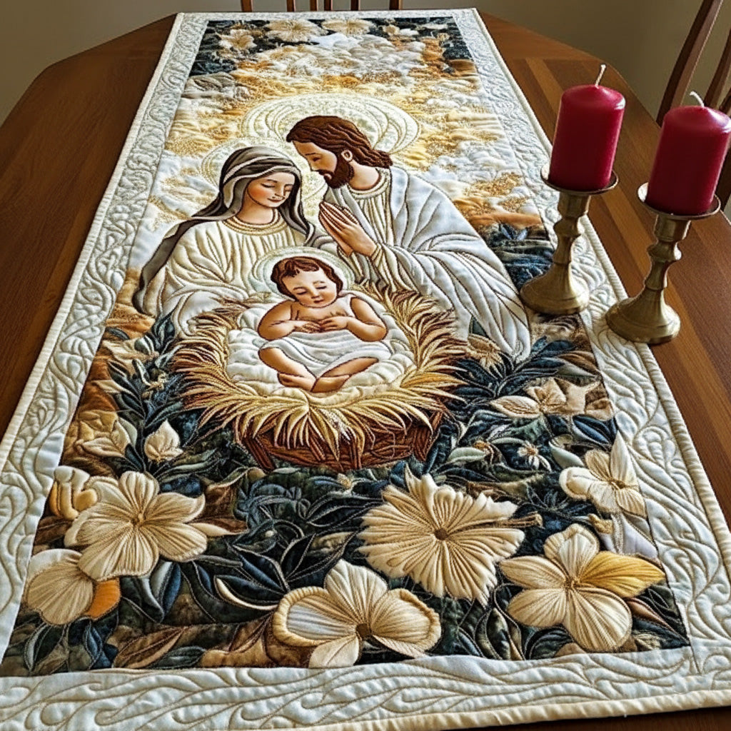 Guddommelig Manger Quilted Table Runner NCU0NT1426