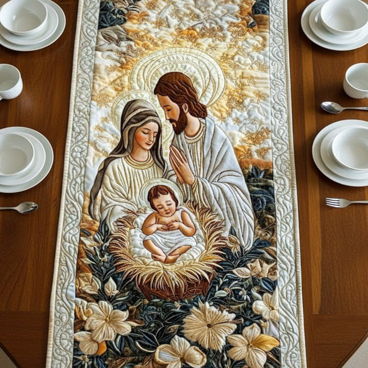 Guddommelig Manger Quilted Table Runner NCU0NT1426