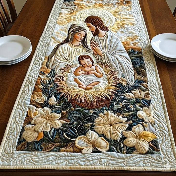 Guddommelig Manger Quilted Table Runner NCU0NT1426