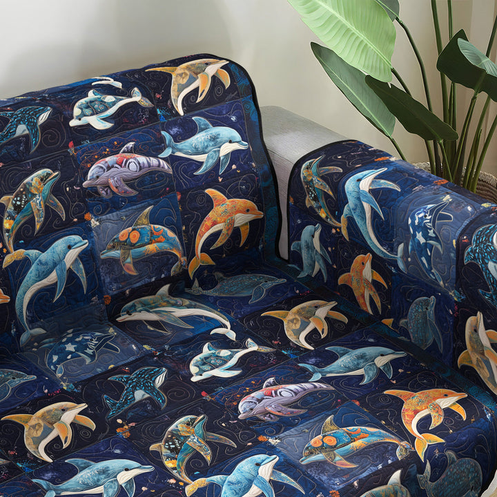 Delfin Drømme Polstret Sofa Dække NCU0PT1379