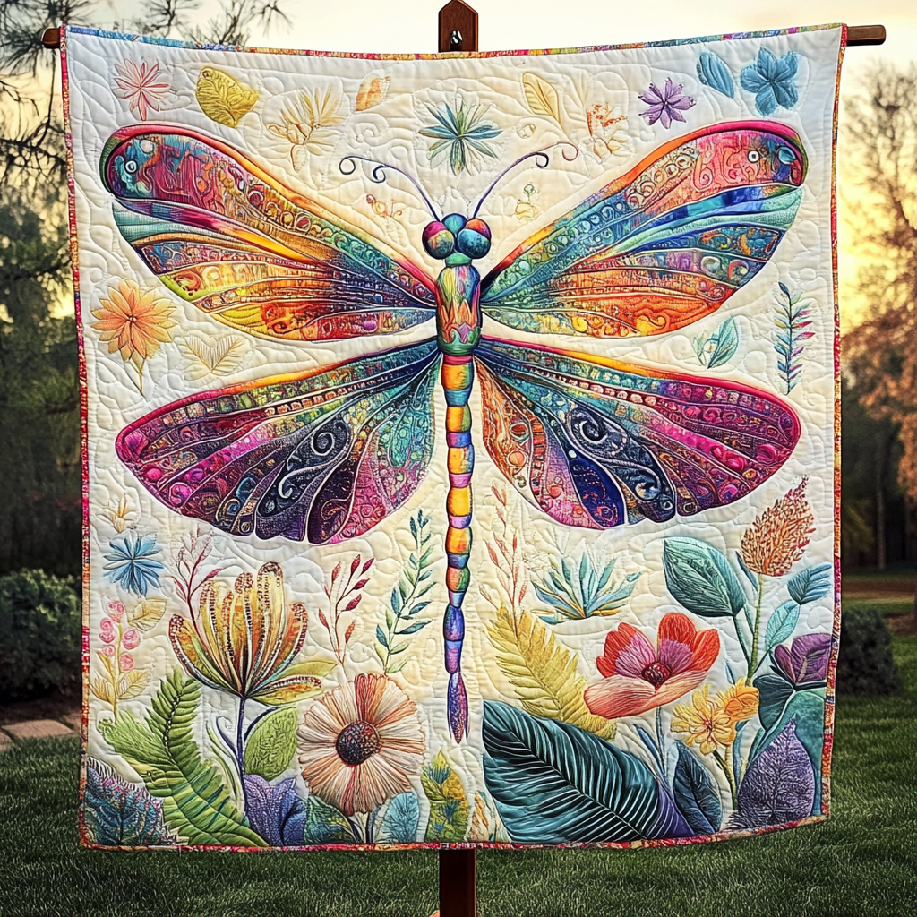 Dragonfly Dreams Quiltet Tæppe NCU0DK2074