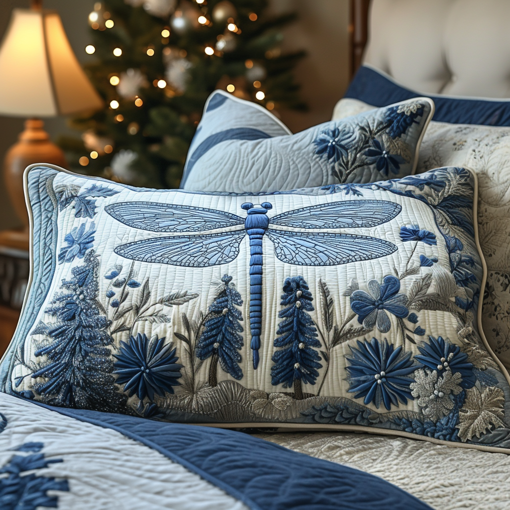 Driftende Vinger Quilted Sengetøj Pude Betræk NCU0DV8671