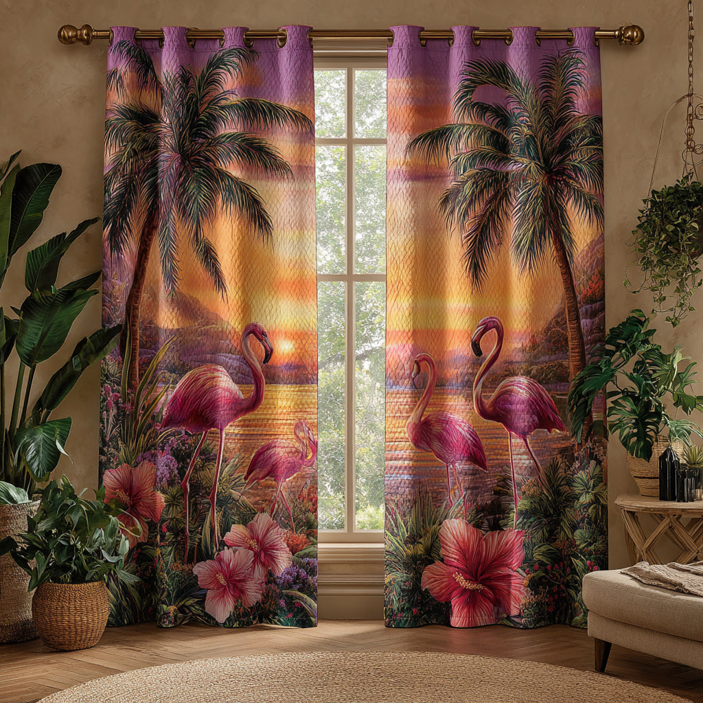 Dusk Flamingo Quiltede Gardiner NCU0HH1724